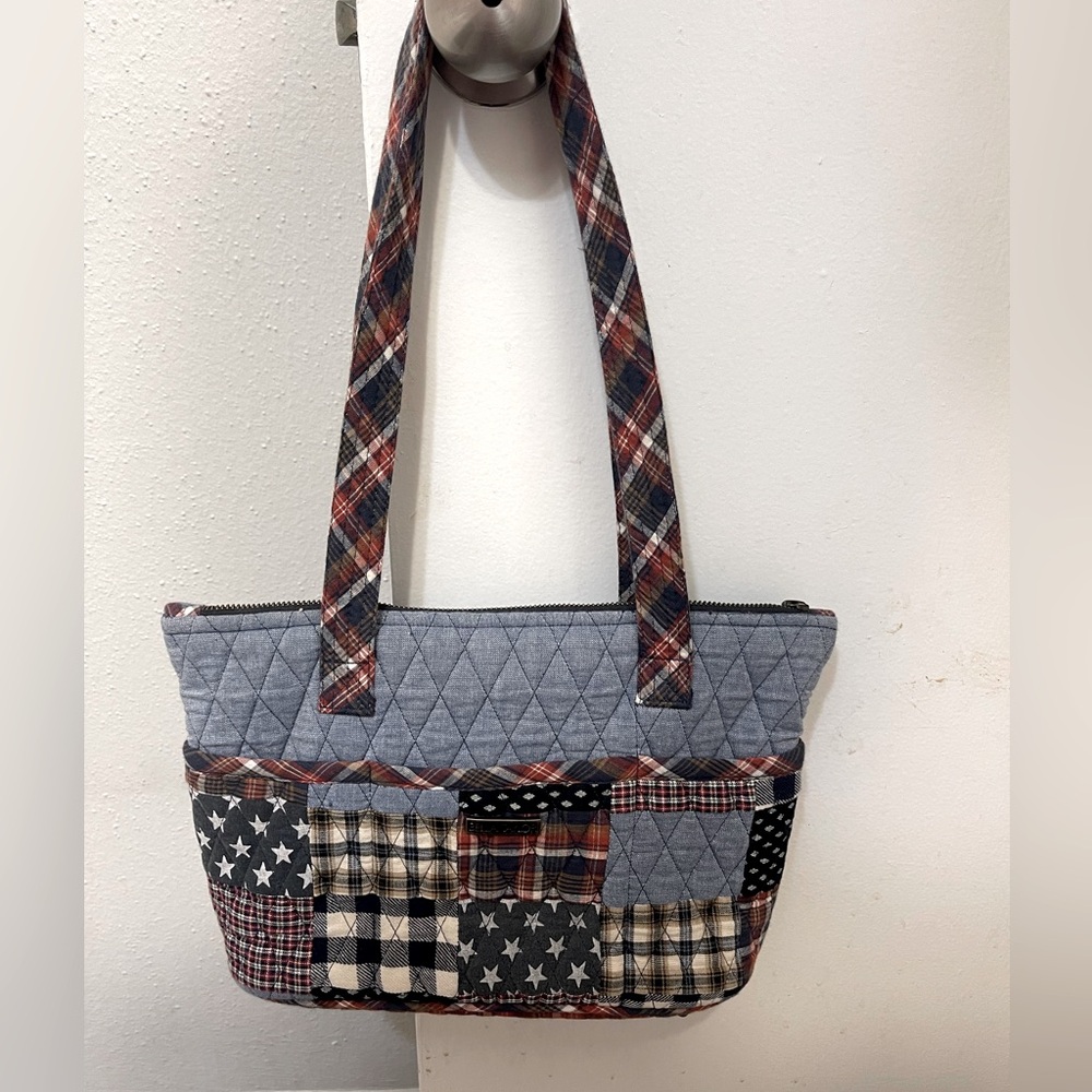 Bella Taylor Patchwork Quilted Purse - image 1